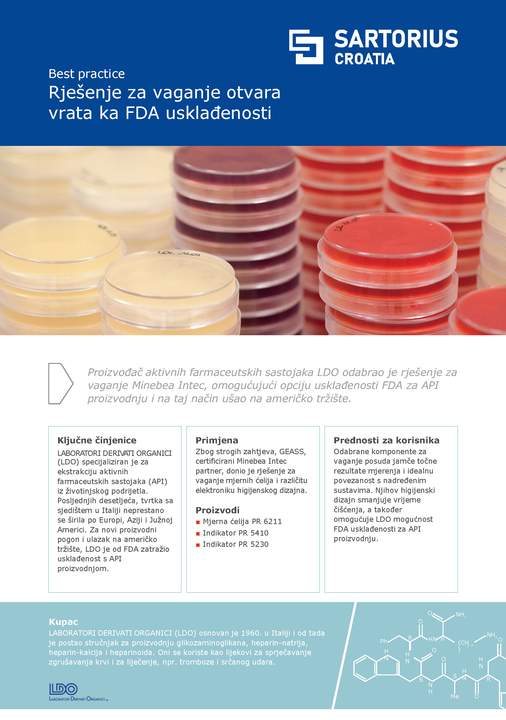 Rješenja za vaganje u skladu s FDA odrebama u farmaceutskoj industriji - Sartorius Croatia 
