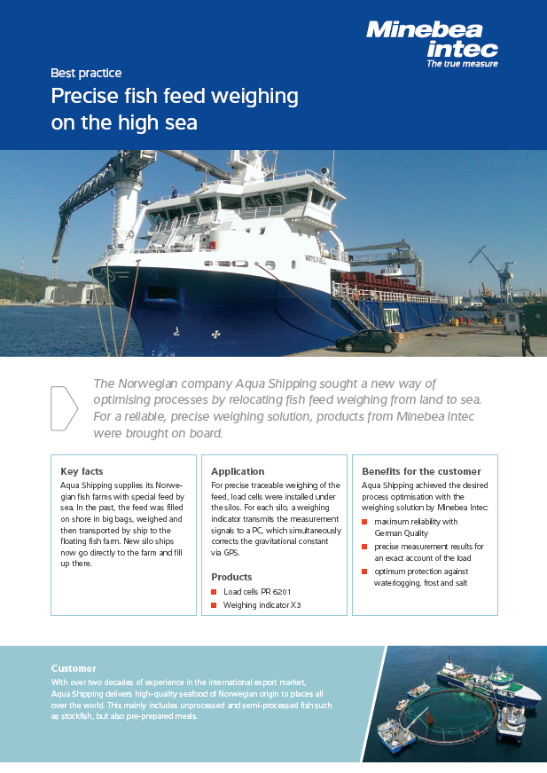 Precizno vaganje hrane za ribe na otvorenom moru - Sartorius Croatia 