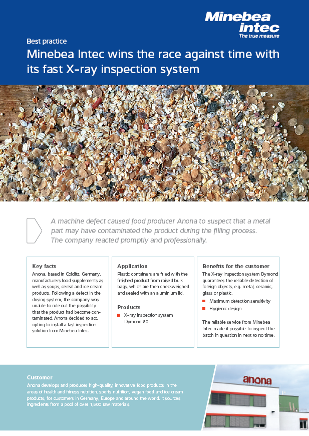 X-ray sustav inspekcije u proizvodnji proizvoda za vegansku i sportsku prehranu - Sartorius Croatia 