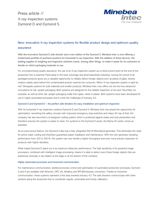 Inovativni X-ray sustavi za inspekciju za fleksibilan dizajn proizvoda i osiguranje kvalitete - Sartorius Croatia 